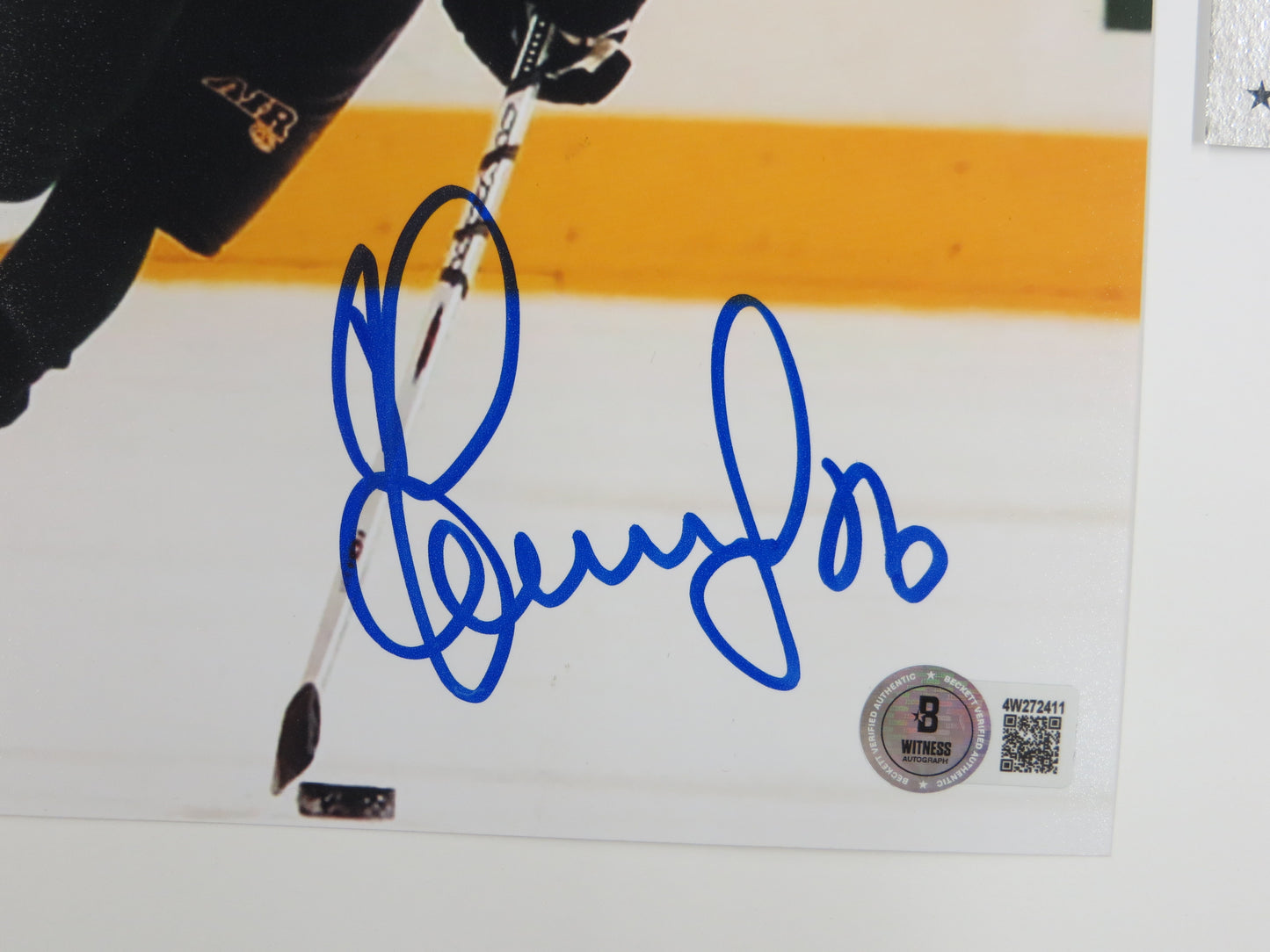 SERGEI ZUBOV DALLAS STARS SIGNED On Ice PHOTO Soviet Union RUSSIA BAS