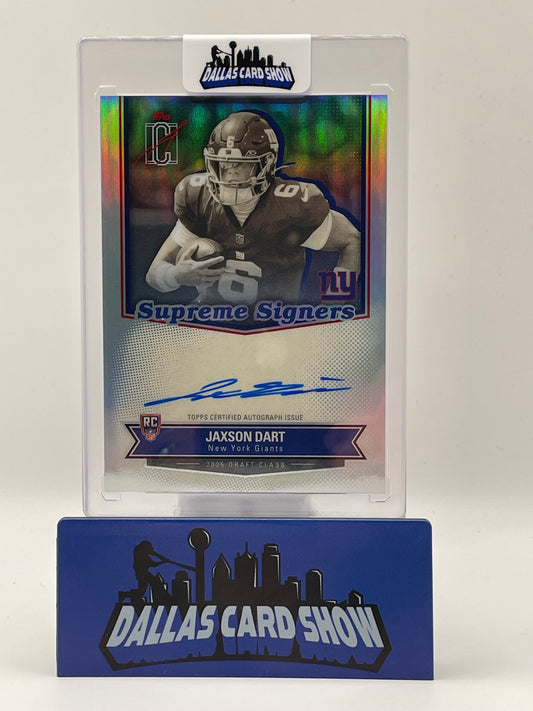 2025 Topps Signature Class #SS-JDA Jaxson Dart Supreme Signers Autograph