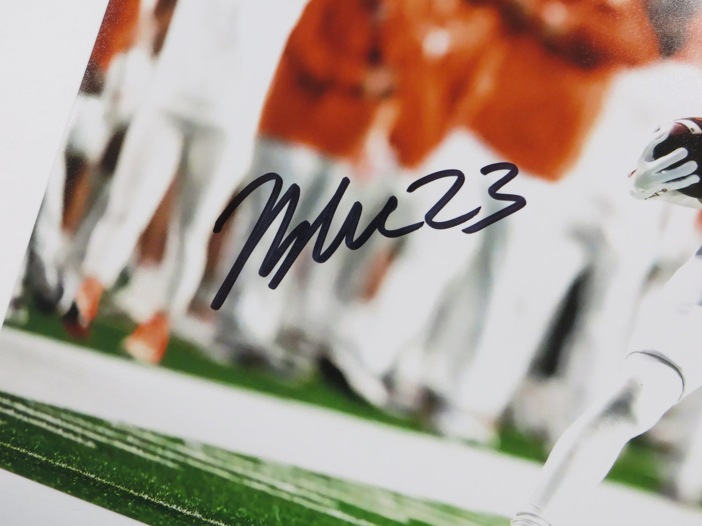 JAYDON BLUE Texas Longhorns Burnt Orange Jersey SIGNED 8x10 PHOTO BAS COA