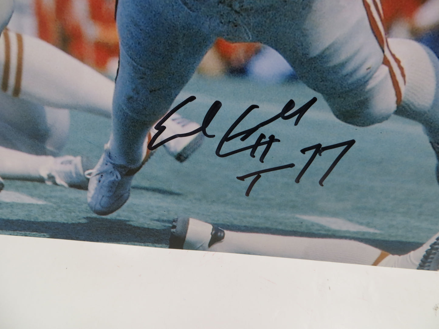 EARL CAMPBELL Texas Longhorns SIGNED 16x20 PHOTO w/HT 77 Houston Oilers BAS