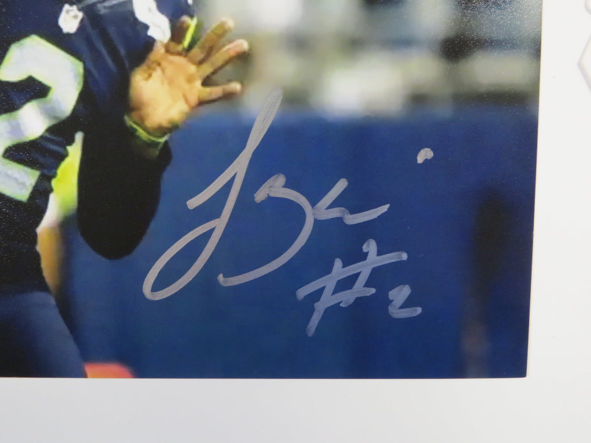 TREVONE BOYKIN SEATTLE SEAHAWKS SIGNED 8x10 PHOTO Passing TCU BAS