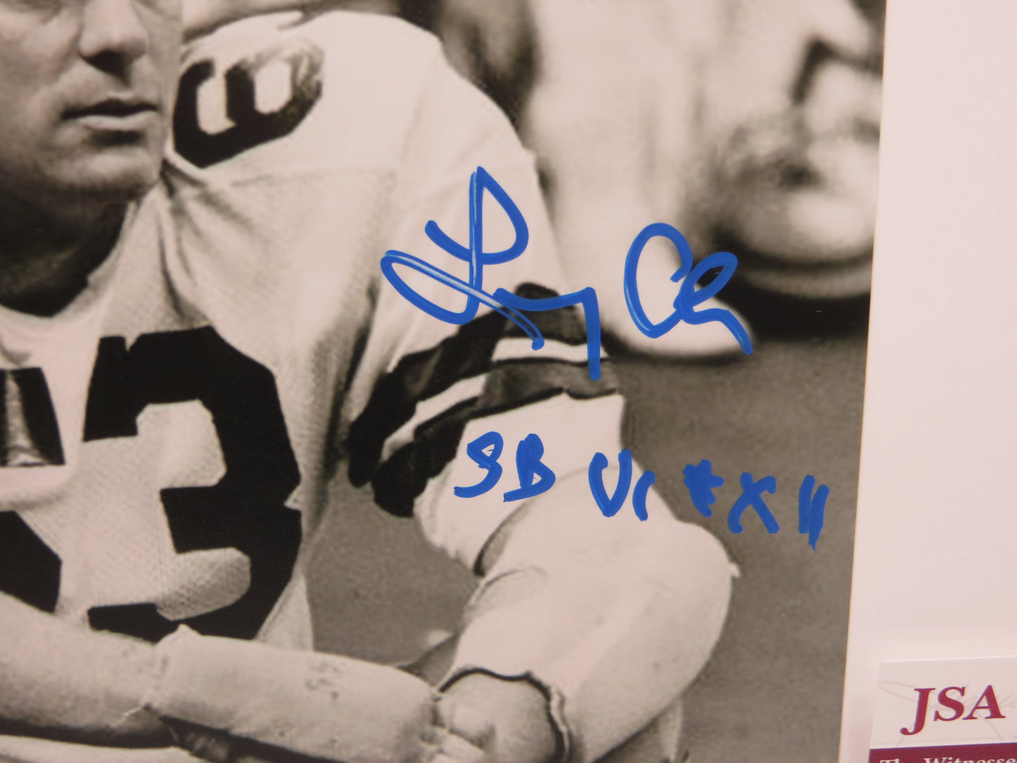 LARRY COLE Dallas Cowboys SIGNED 8x10 PHOTO w/SB VI & XII JSA COA