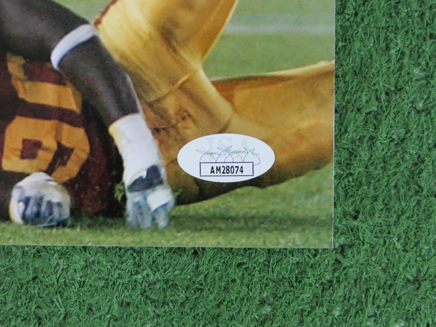 VINCE YOUNG TEXAS LONGHORNS SIGNED 16x20 PHOTO w/INSC JSA COA