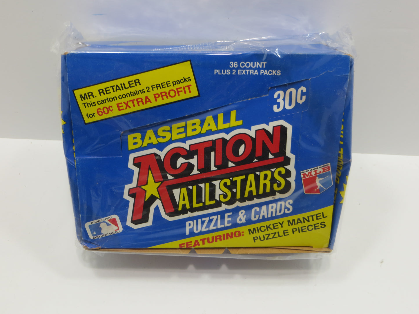 1983 DONRUSS BASEBALL ACTION ALL STARS EMPTY BOX Lot of 2 BOXES