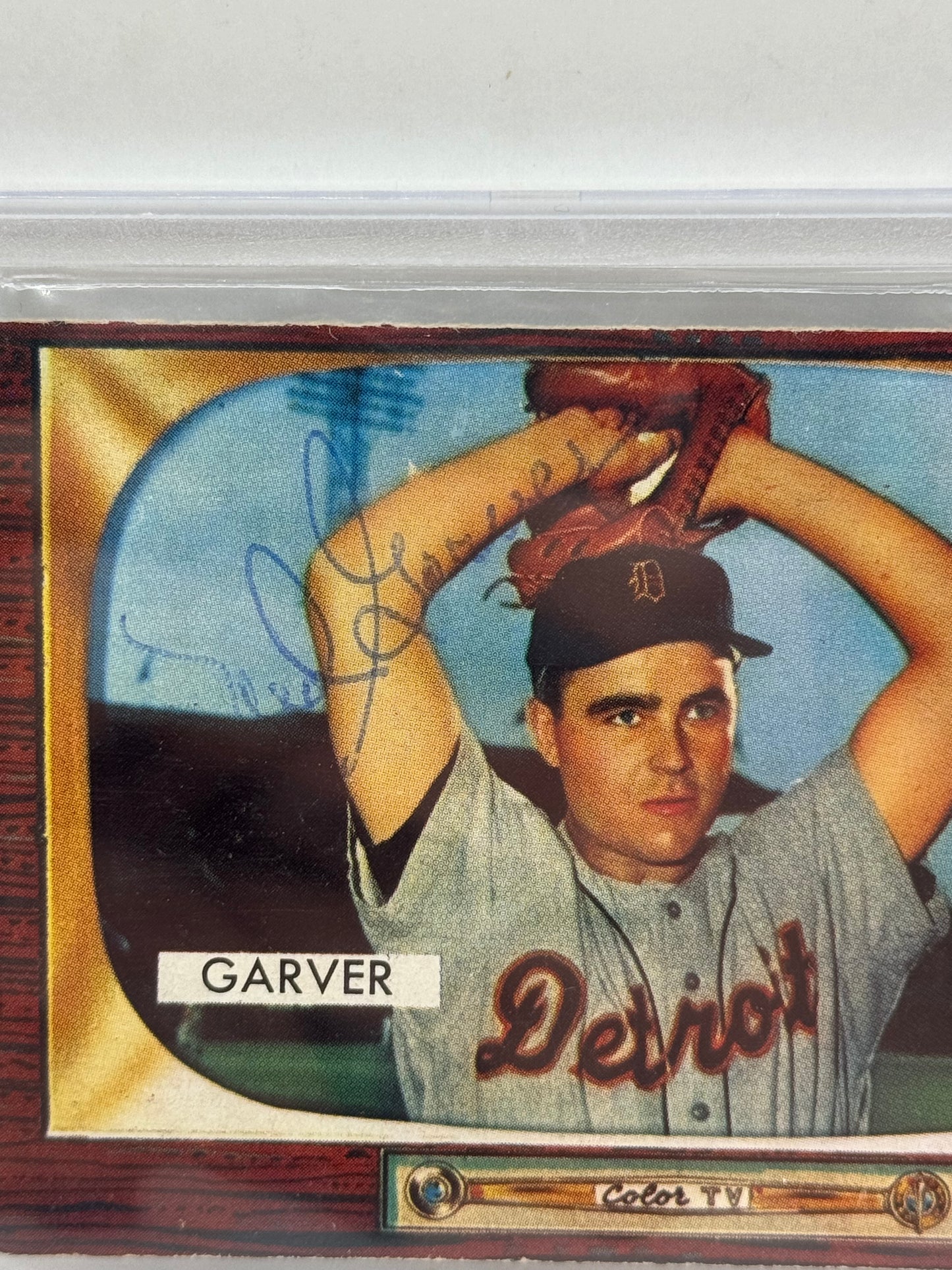 1955 Bowman Ned Garver #188 Auto Beckett Authentic Deceased in 2017