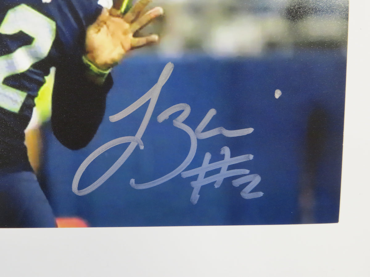 TREVONE BOYKIN SEATTLE SEAHAWKS SIGNED 8x10 PHOTO Passing TCU BAS