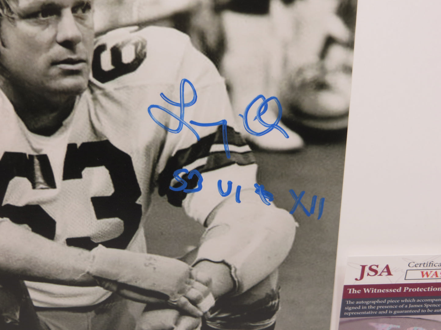 LARRY COLE Dallas Cowboys SIGNED 8x10 PHOTO w/SB VI & XII JSA COA