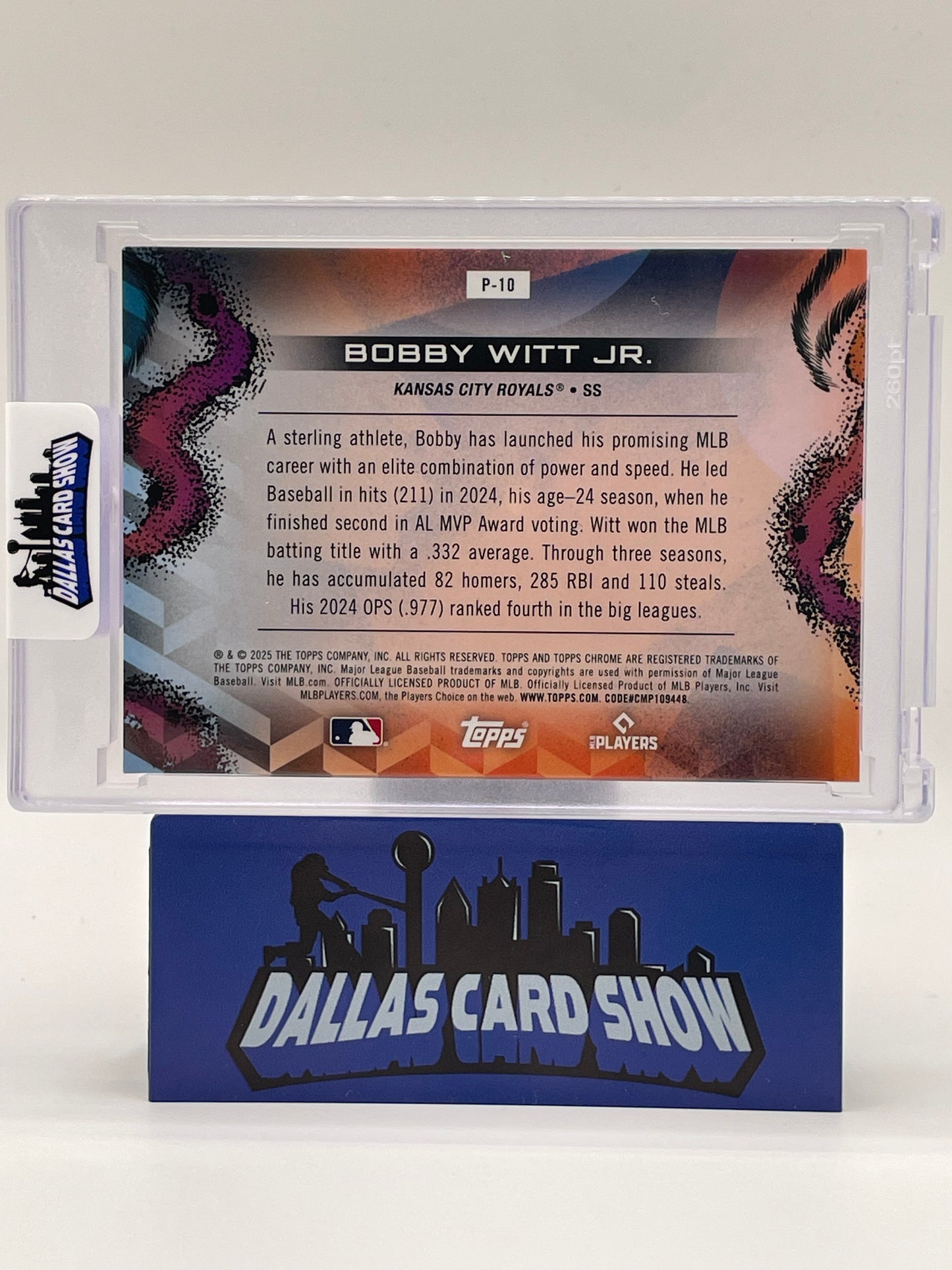 2025 Topps Cosmic Chrome Bobby Witt Jr. Planetarium SSP #P-10 Royals