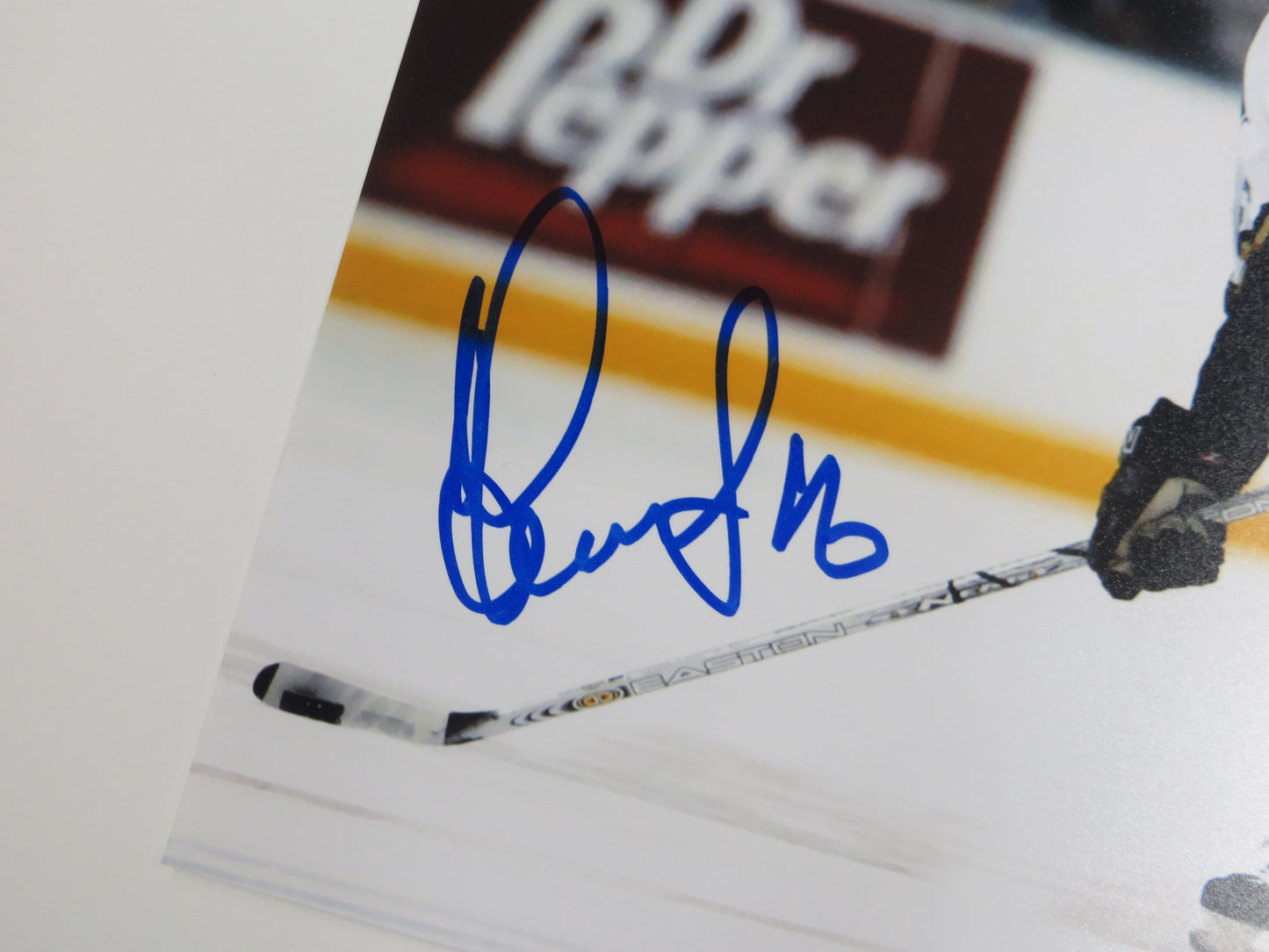 SERGEI ZUBOV DALLAS STARS SIGNED 8x10 Assist PHOTO Soviet Union RUSSIA BAS