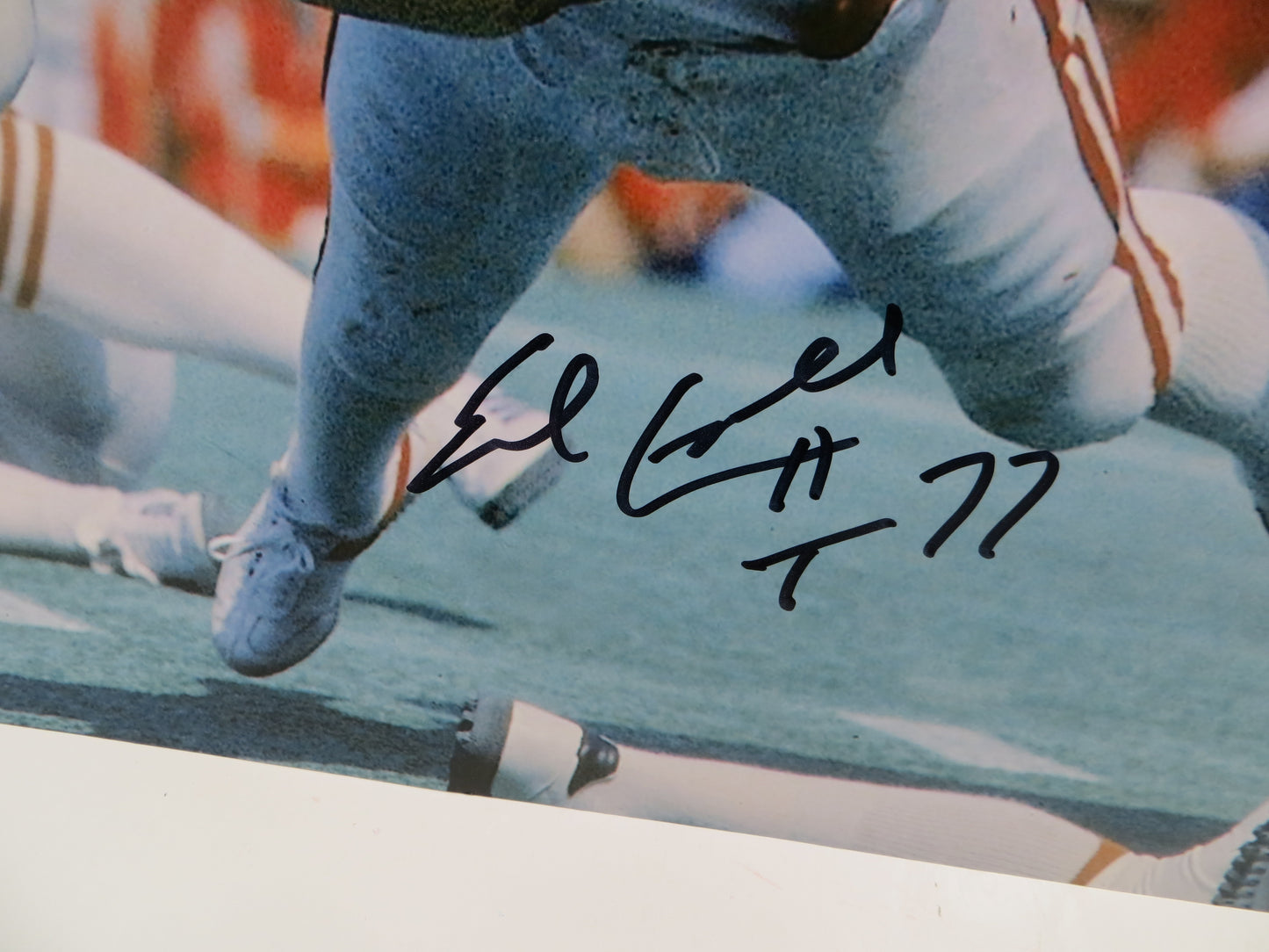 EARL CAMPBELL Texas Longhorns SIGNED 16x20 PHOTO w/HT 77 Houston Oilers BAS