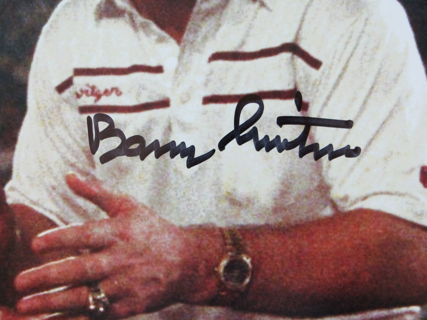 BARRY SWITZER BOB STOOPS OKLAHOMA OU SOONERS SIGNED 16x20 National Champs BAS