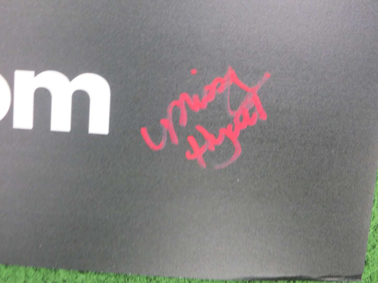 MISSY HYATT SIGNED 24x36 Investabilia Dallas Card Show FOAM BOARD BAS