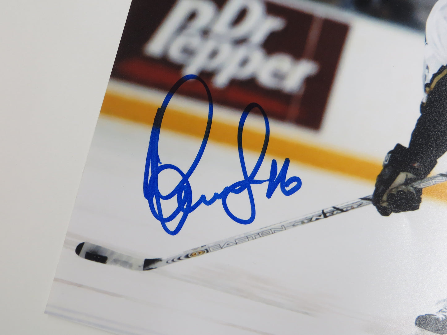 SERGEI ZUBOV DALLAS STARS SIGNED 8x10 Assist PHOTO Soviet Union RUSSIA BAS