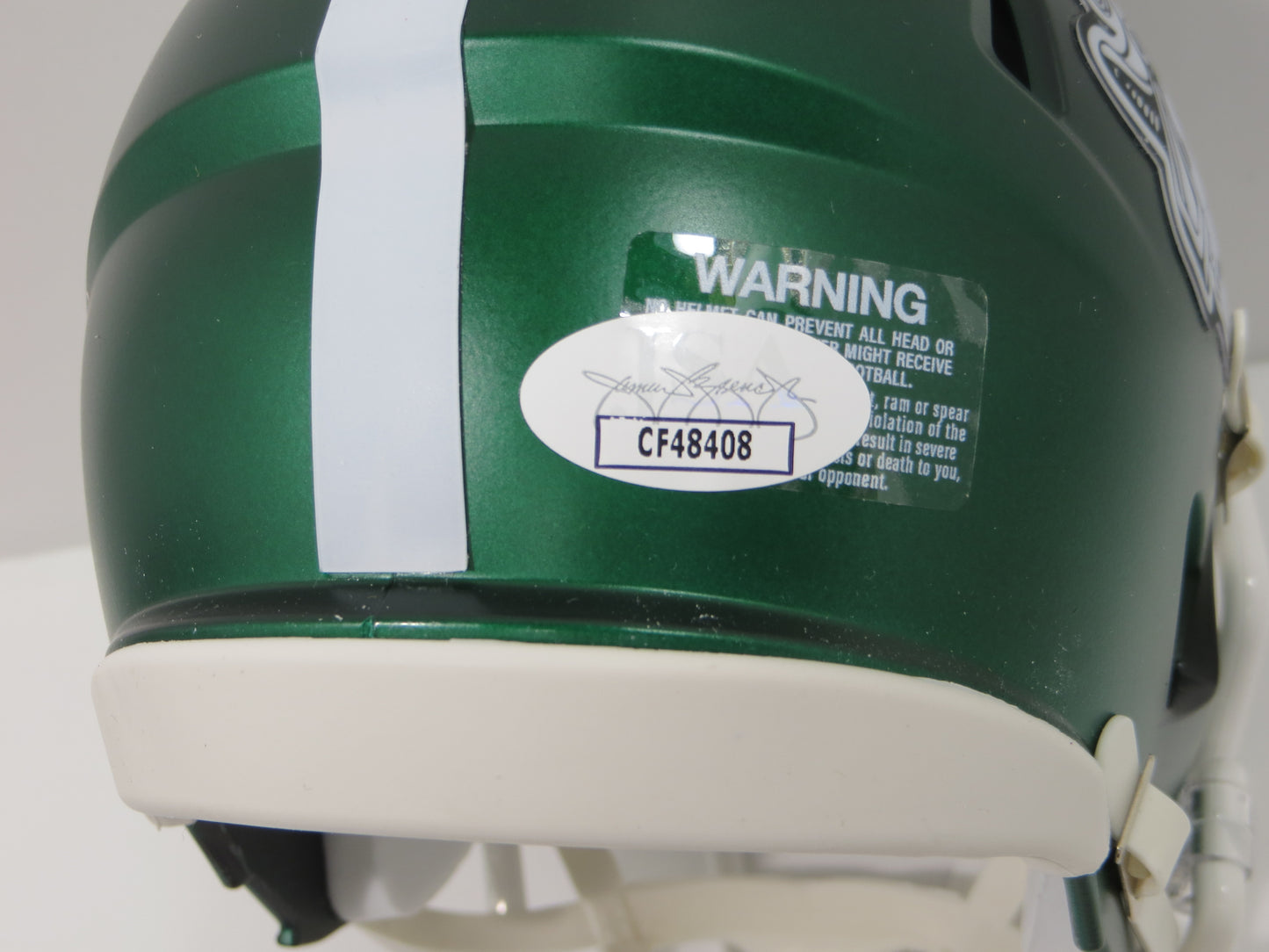 BILLY JOE DUPREE SIGNED MICHIGAN STATE SPARTANS Mini Helmet w/Go State JSA COA