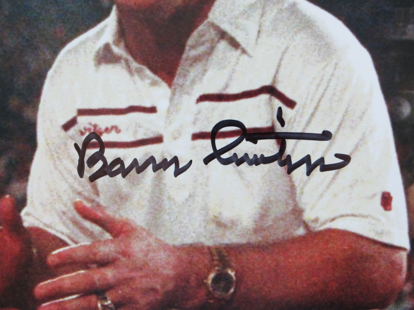 BARRY SWITZER BOB STOOPS OKLAHOMA OU SOONERS SIGNED 16x20 National Champs BAS