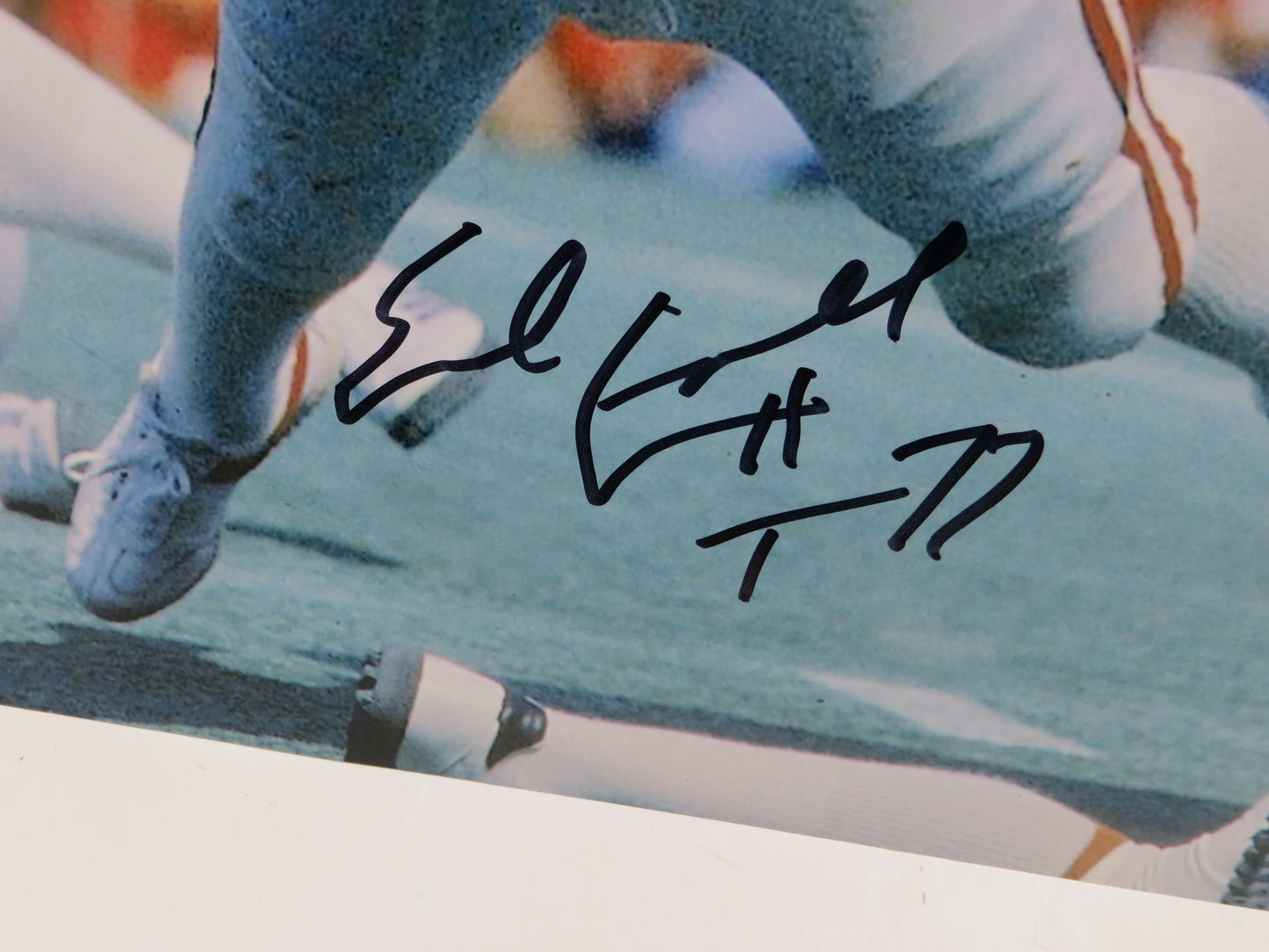 EARL CAMPBELL Texas Longhorns SIGNED 16x20 PHOTO w/HT 77 Houston Oilers BAS