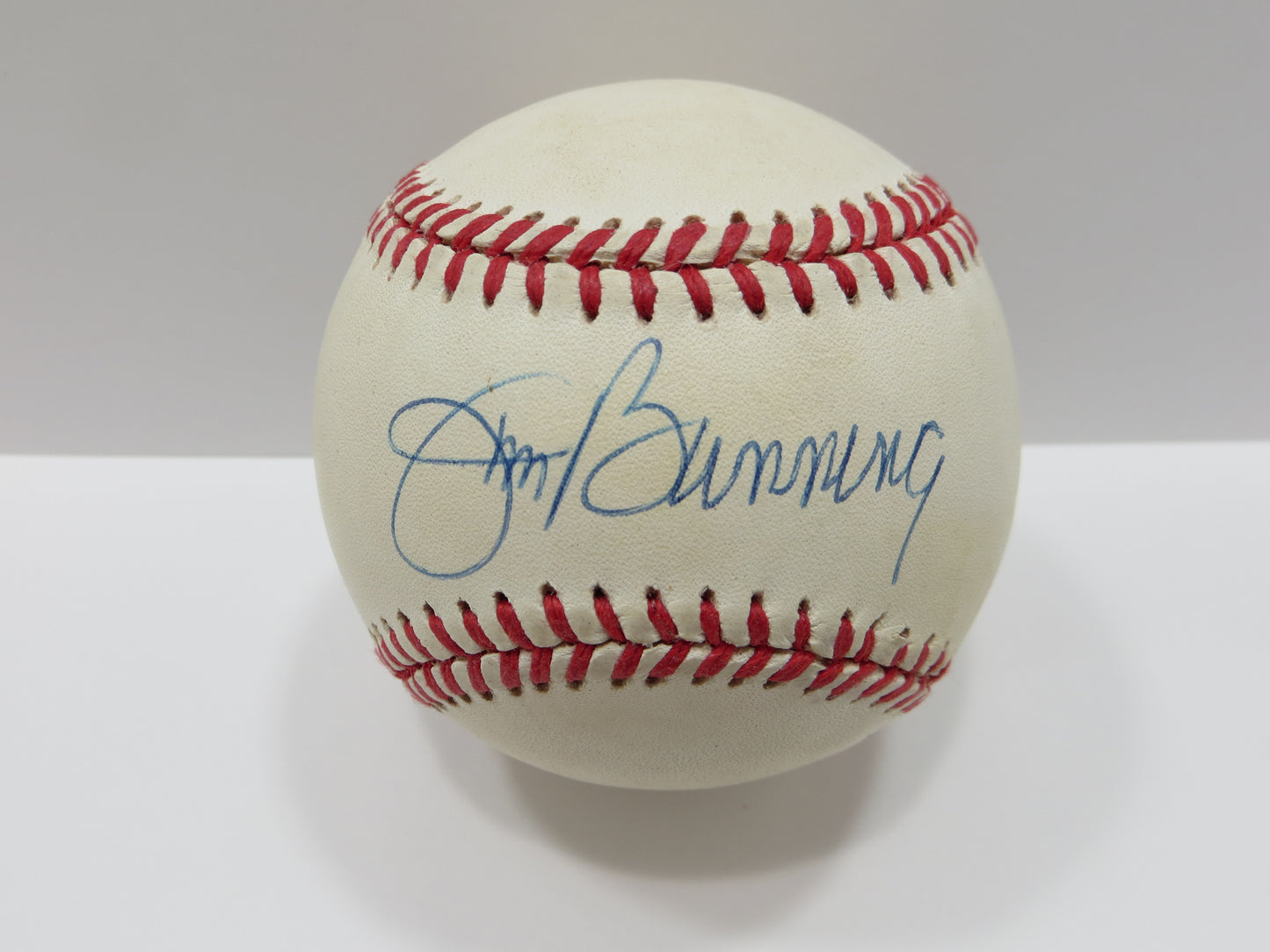 JIM BUNNING SIGNED RAWLINGS ONL BASEBALL Tigers Phillies US REP SENATOR JSA