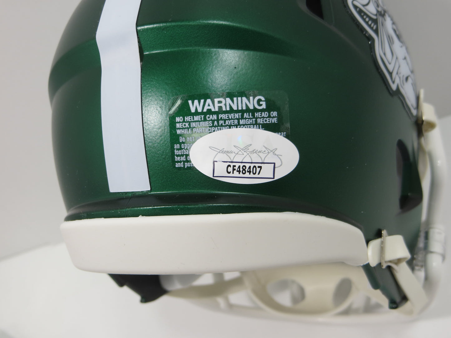 BILLY JOE DUPREE SIGNED MICHIGAN STATE SPARTANS Mini Helmet w/Go State JSA COA