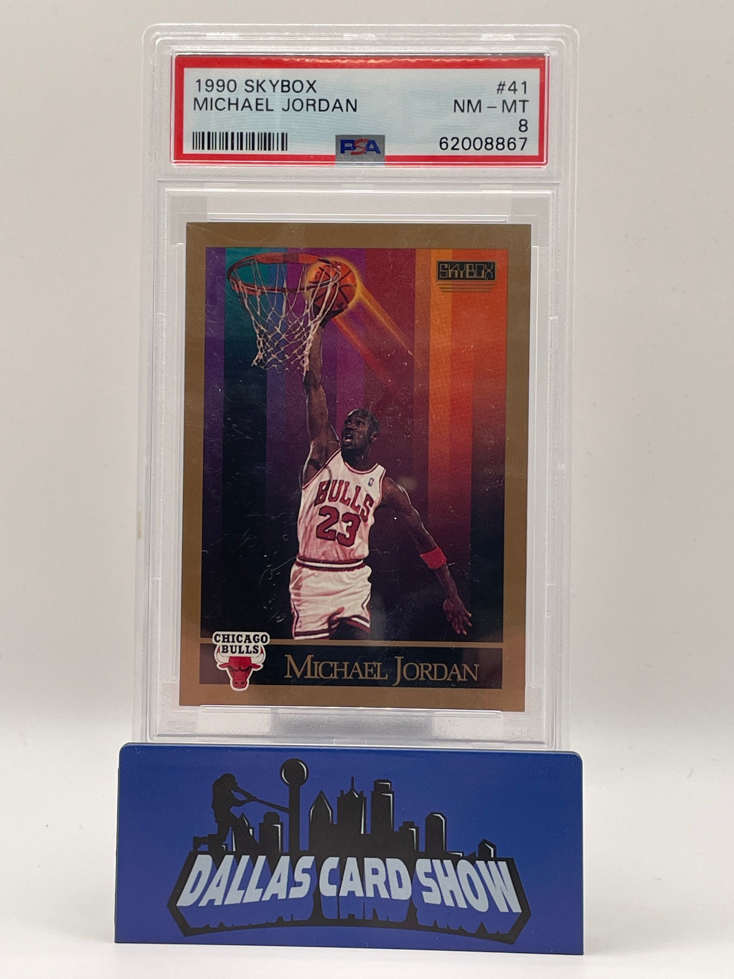 1990 Skybox #41 Michael Jordan PSA 8