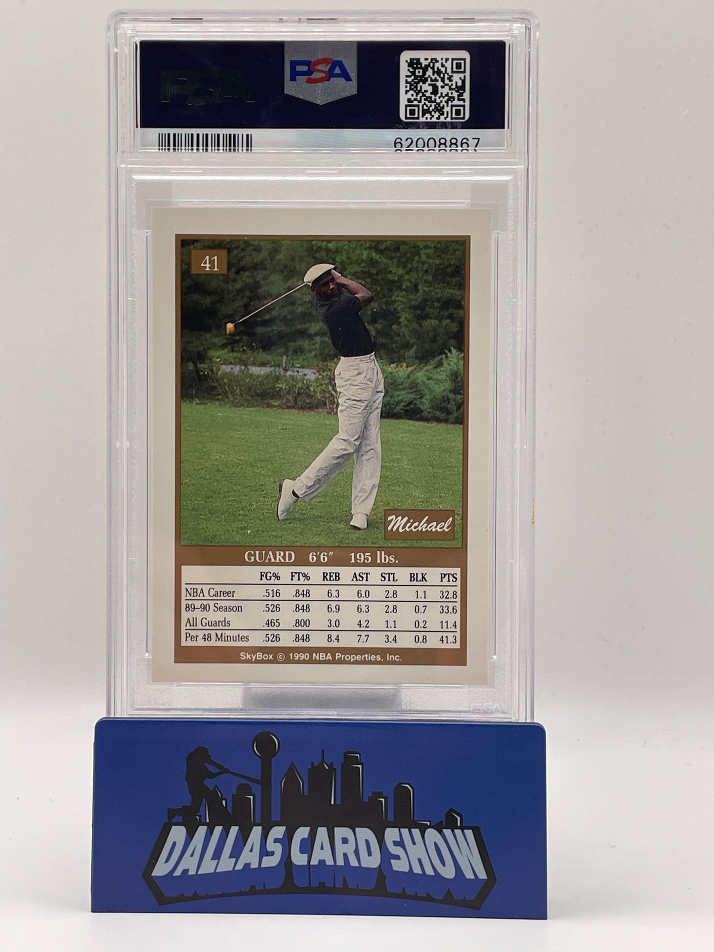 1990 Skybox #41 Michael Jordan PSA 8