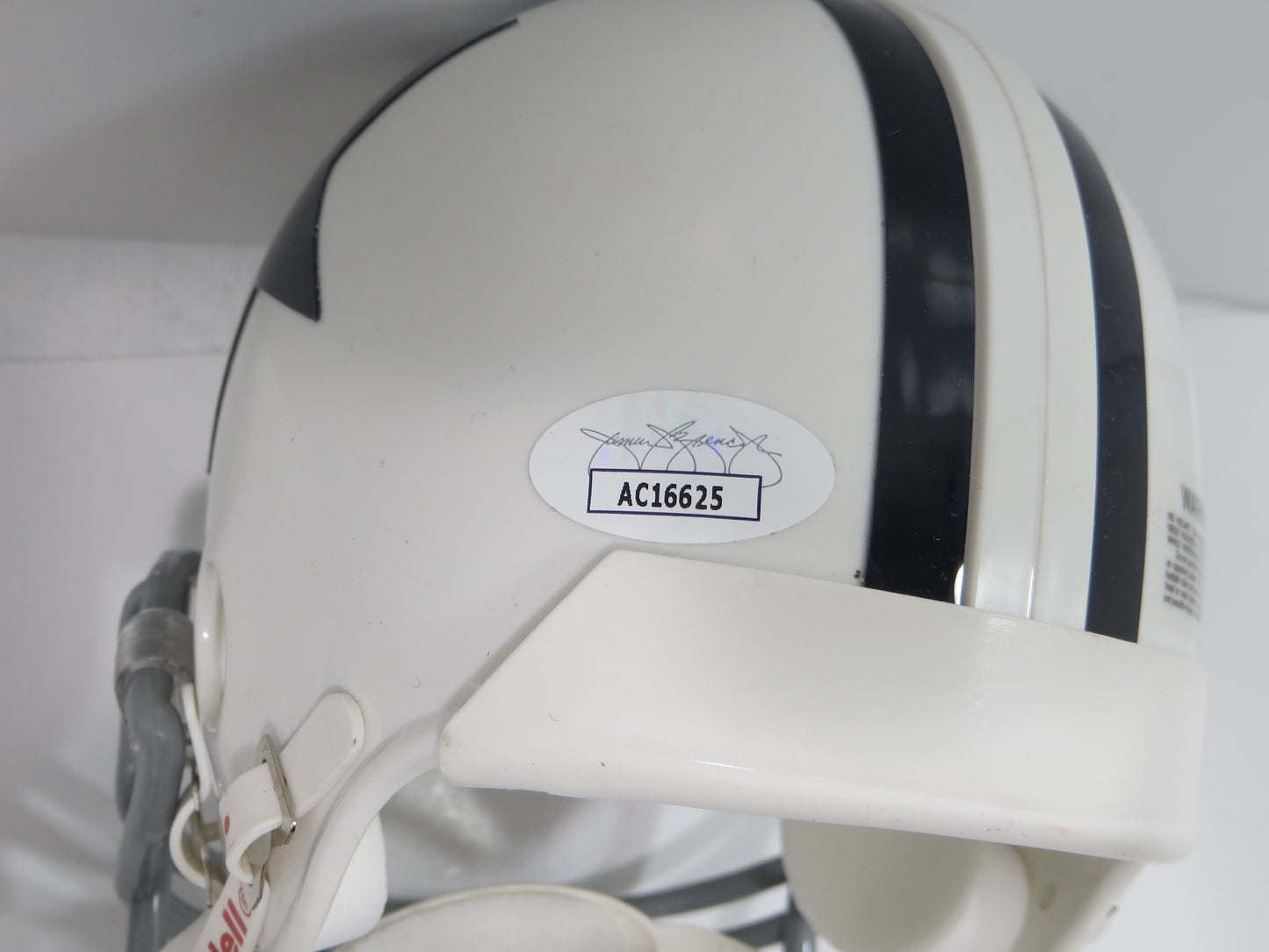EDDIE LeBARON SIGNED DALLAS COWBOYS Mini Helmet JSA COA