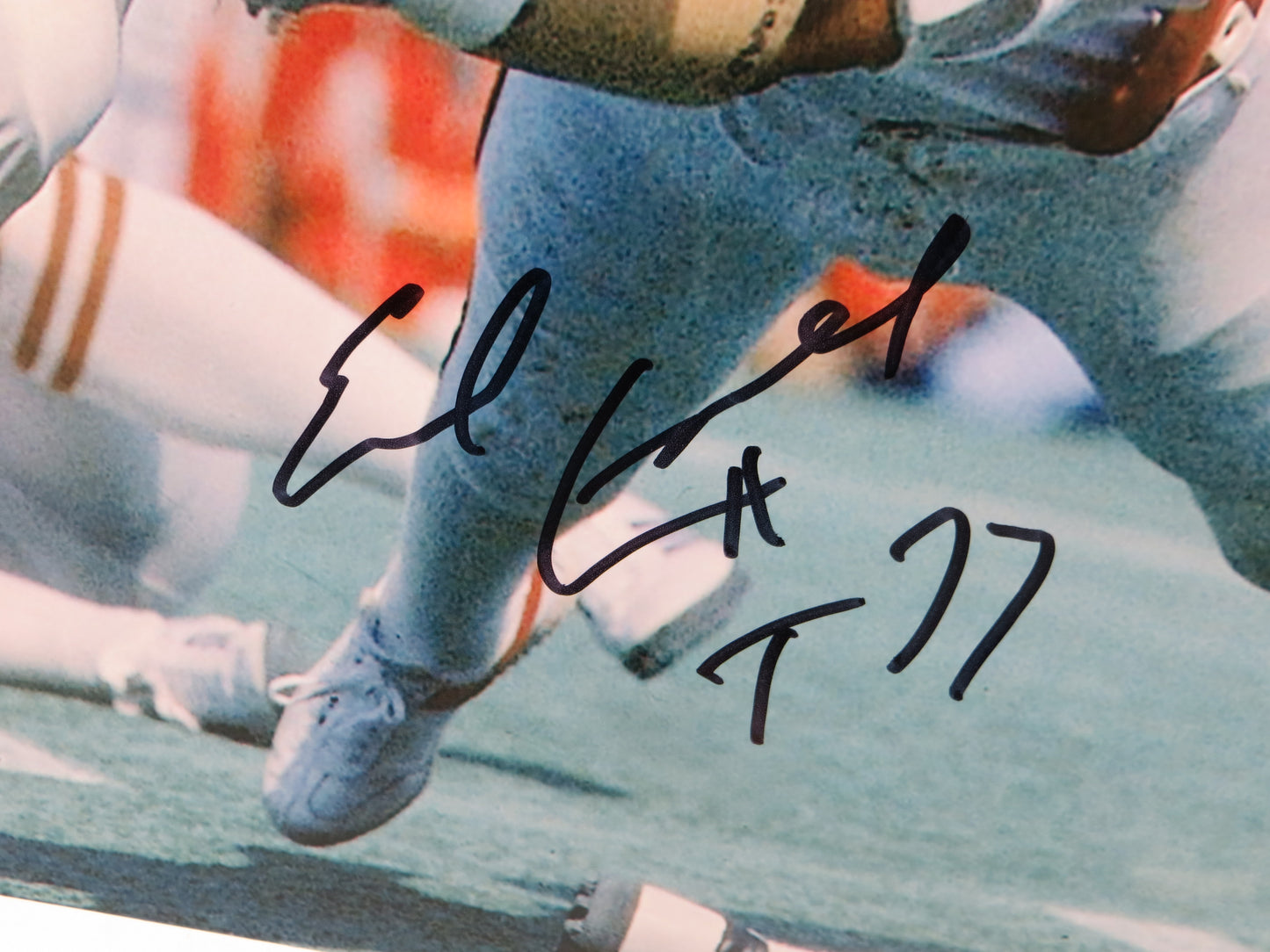 EARL CAMPBELL Texas Longhorns SIGNED 16x20 PHOTO w/HT 77 Houston Oilers BAS