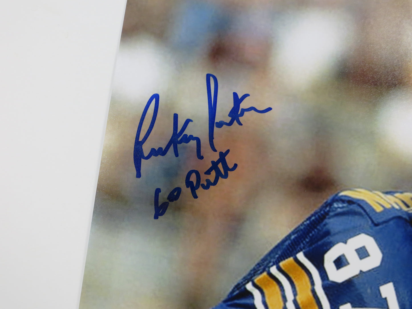 RICKEY JACKSON PITT PANTHERS SIGNED 8x10 PHOTO New Orleans Saints w/GoPitt BAS