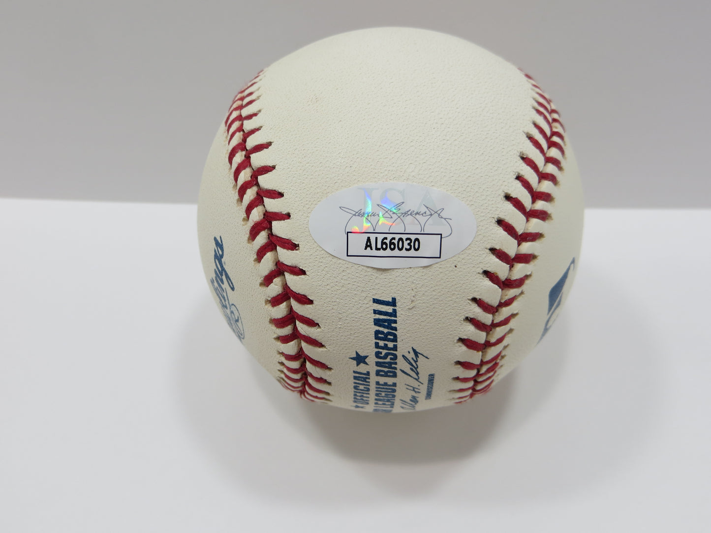 FRANCISCO CORDERO SIGNED RAWLINGS OML BASEBALL Texas Rangers JSA COA