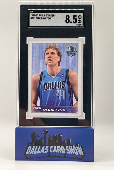 2012-13 Panini Stickers #121 Dirk Nowitzki SGC 8.5