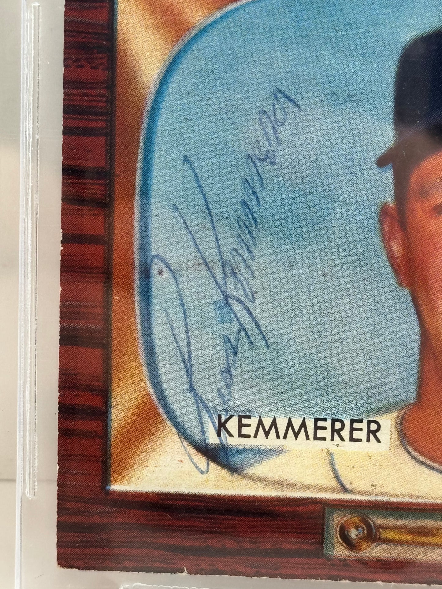 1955 Bowman Russ Kemmerer #123 Auto Beckett Authentic Deceased in 2014