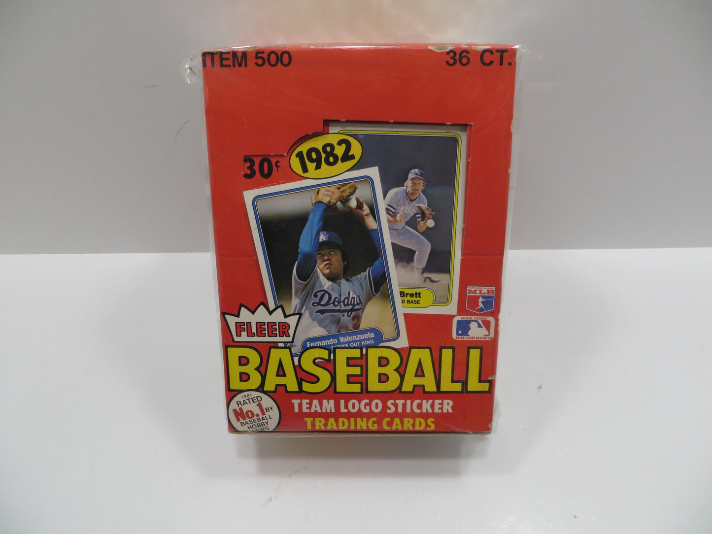 1982 FLEER BASEBALL EMPTY BOX Lot of 6 BOXES