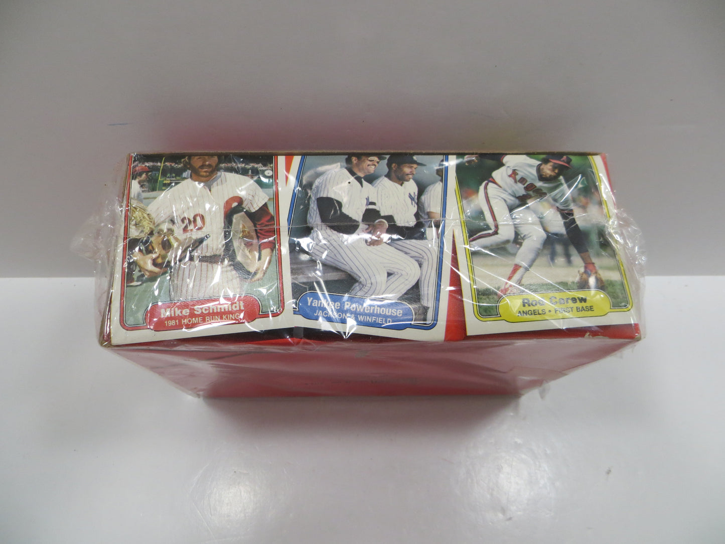 1982 FLEER BASEBALL EMPTY BOX Lot of 6 BOXES