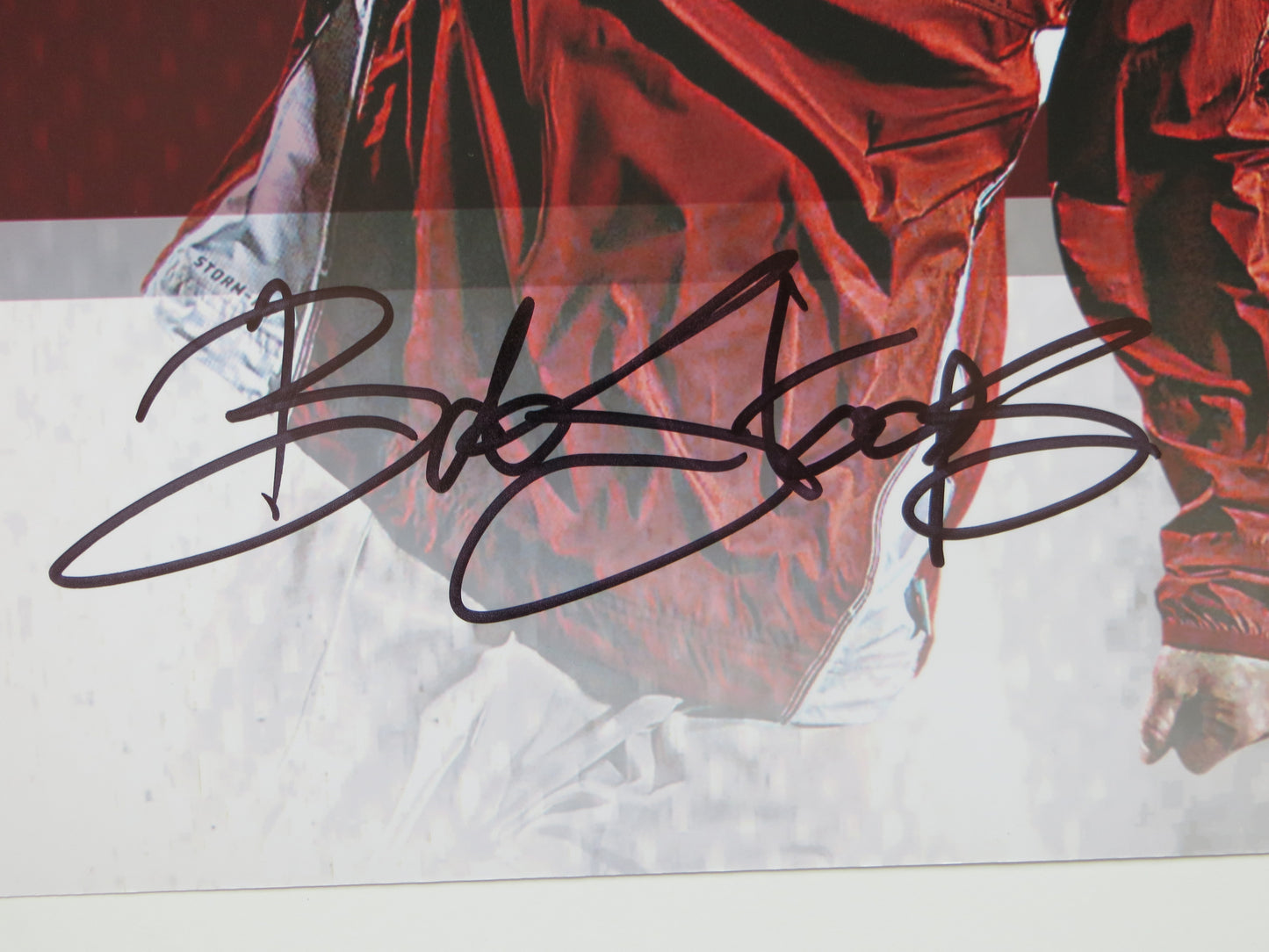 BARRY SWITZER BOB STOOPS OKLAHOMA OU SOONERS SIGNED Custom Edit 16x20 BAS