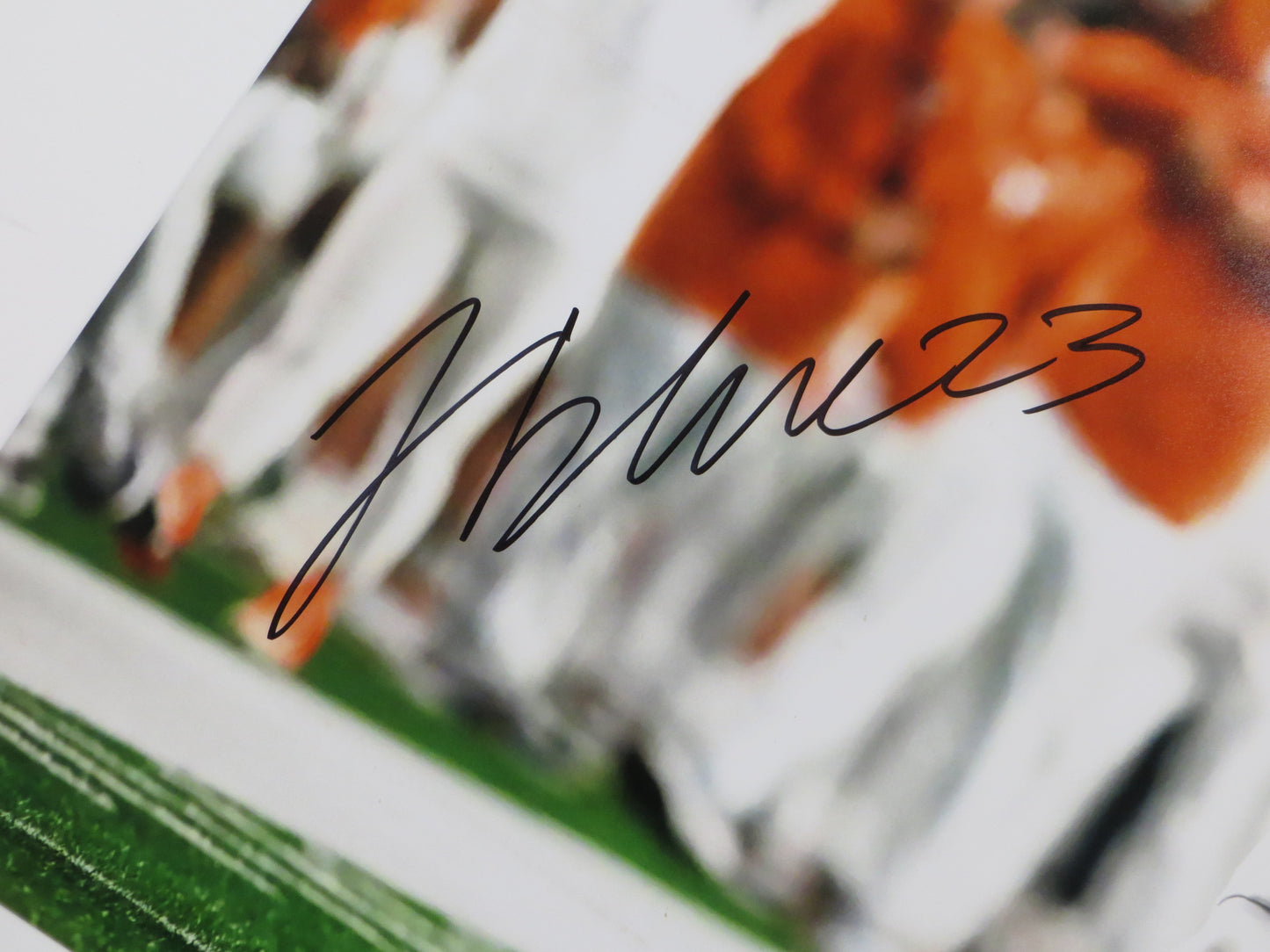 JAYDON BLUE Texas Longhorns SIGNED Sideline 16x20 PHOTO Dallas Cowboys BAS COA