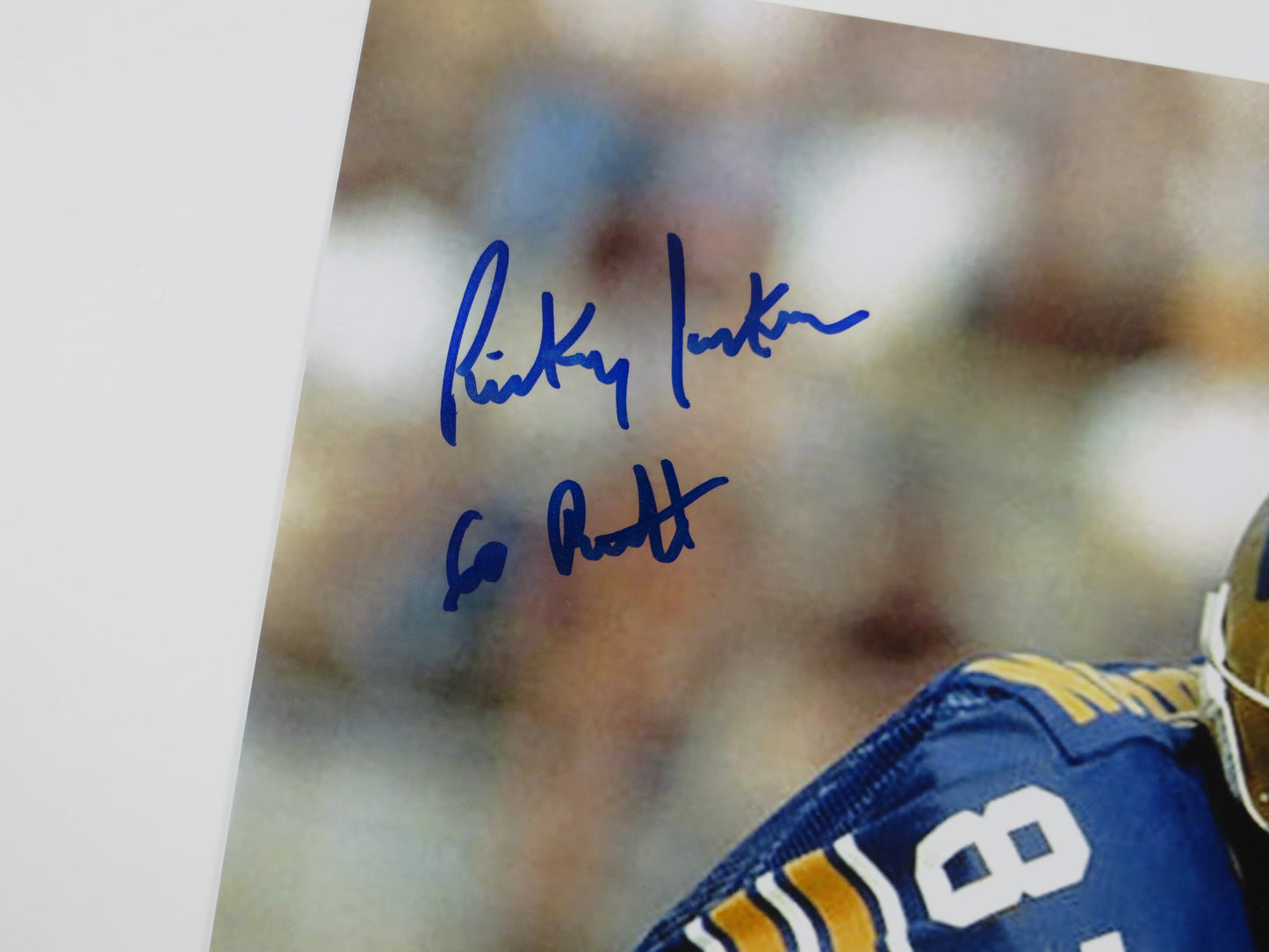 RICKEY JACKSON PITT PANTHERS SIGNED 8x10 PHOTO New Orleans Saints w/GoPitt BAS