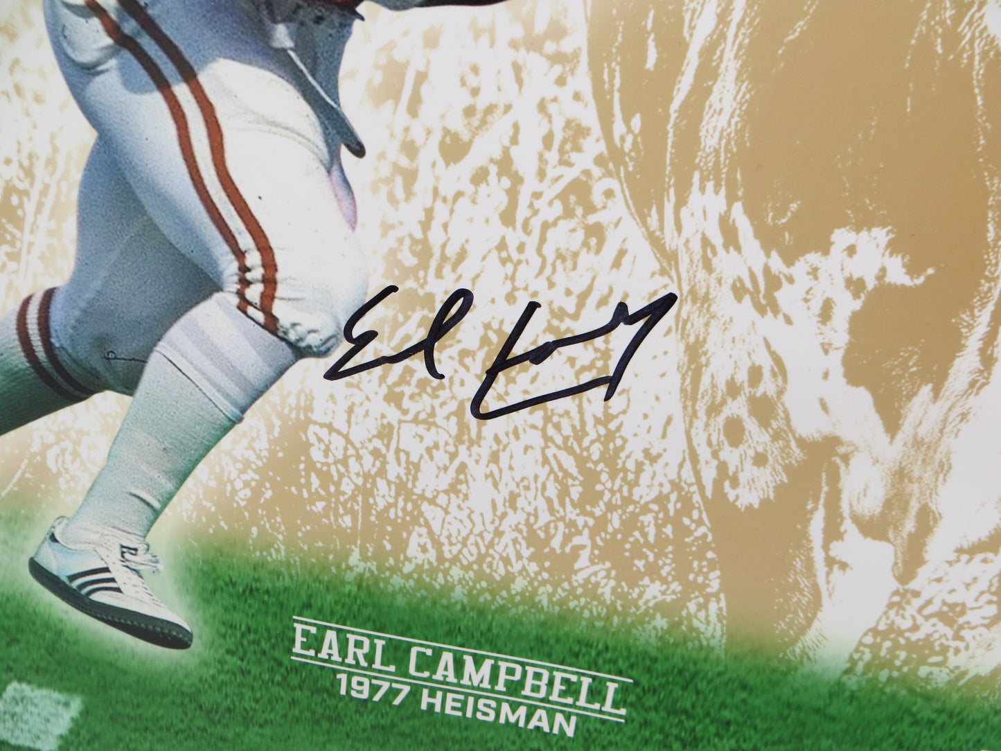 EARL CAMPBELL RICKY WILLIAMS Texas Longhorns HEISMAN SIGNED 16x20 BAS COA