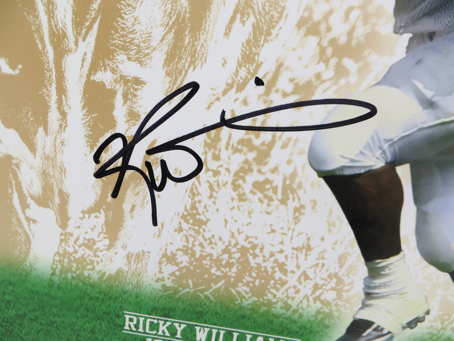 EARL CAMPBELL RICKY WILLIAMS Texas Longhorns HEISMAN SIGNED 16x20 BAS COA