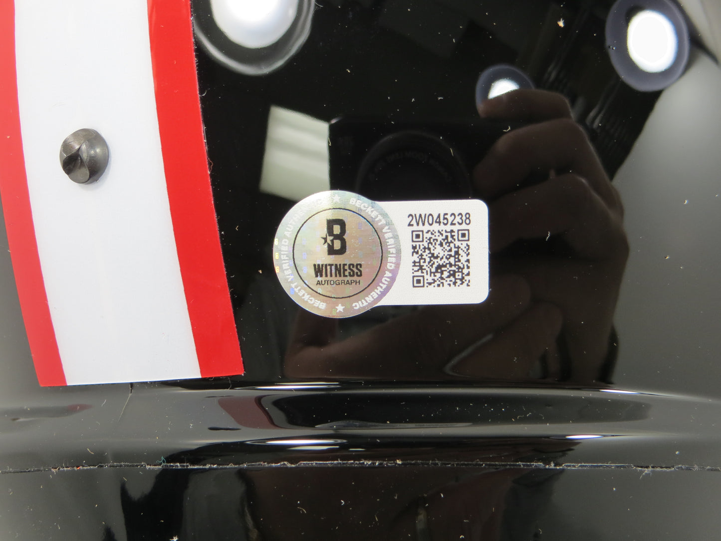 MICHAEL CRABTREE SIGNED TEXAS TECH RED RAIDERS Riddell FULL SIZE HELMET BAS