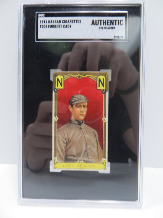1911 Hassan Cigarettes T205 Forrest Cady SGC Authentic