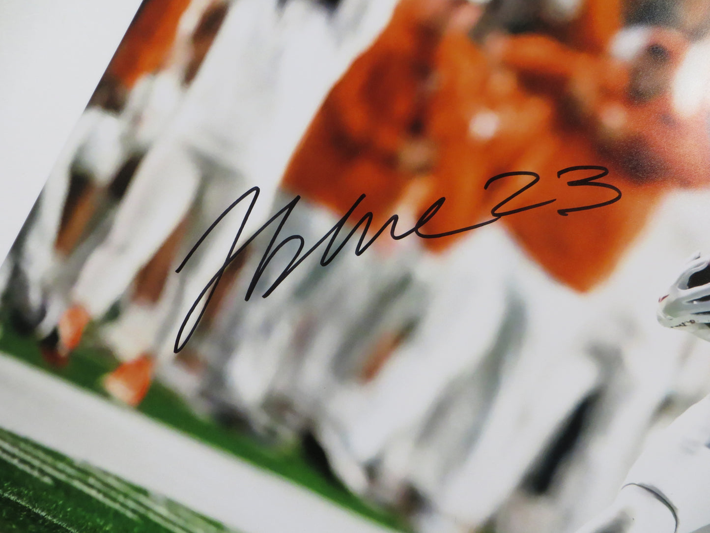 JAYDON BLUE Texas Longhorns SIGNED Sideline 16x20 PHOTO Dallas Cowboys BAS COA