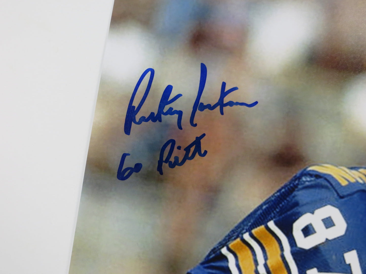 RICKEY JACKSON PITT PANTHERS SIGNED 8x10 PHOTO New Orleans Saints w/GoPitt BAS