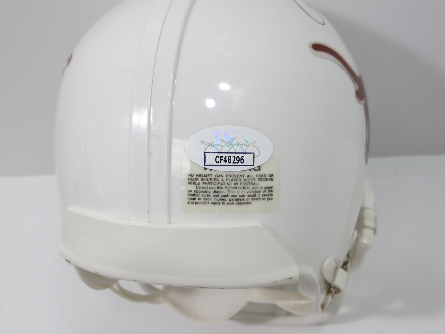 JORDAN SHIPLEY SIGNED TEXAS UT LONGHORNS Mini Helmet w/ HOOK 'EM JSA COA