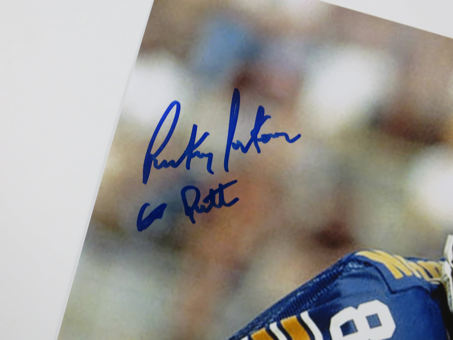 RICKEY JACKSON PITT PANTHERS SIGNED 8x10 PHOTO New Orleans Saints w/GoPitt BAS