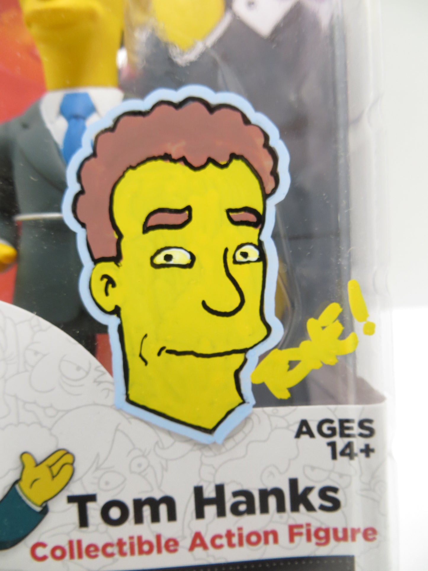 TONE RODRIGUEZ SIGNED SKETCHED Tom Hanks SIMPSONS FIGURINE