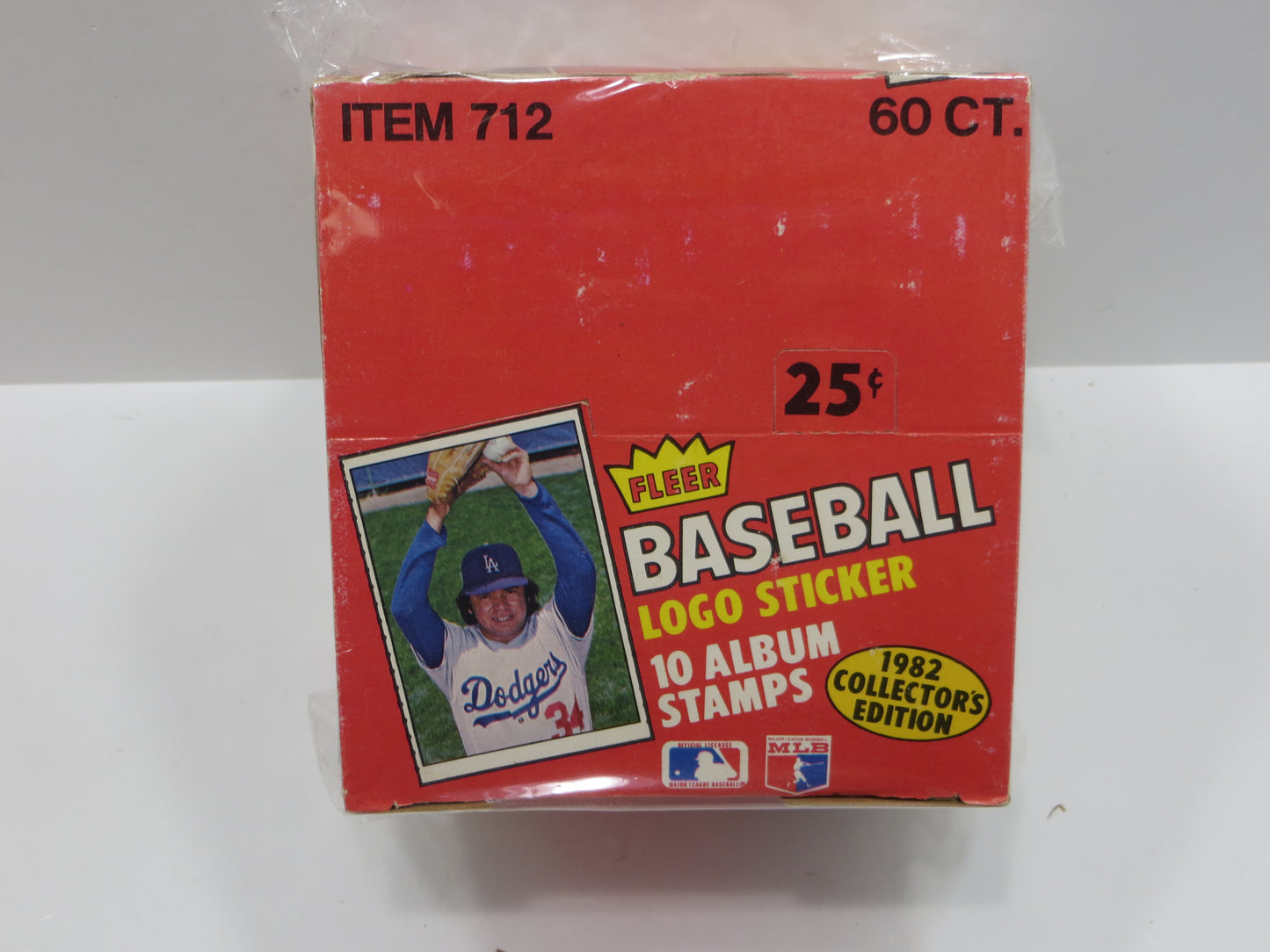 1982 FLEER BASEBALL STICKERS EMPTY BOX Lot of 2 BOXES