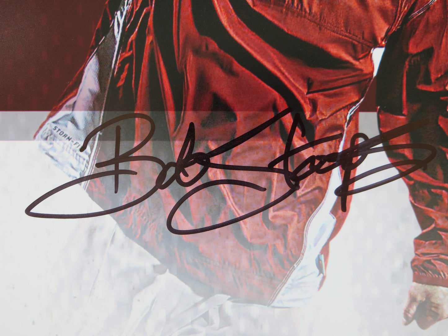 BARRY SWITZER BOB STOOPS OU SOONERS SIGNED State of Oklahoma 16x20 BAS