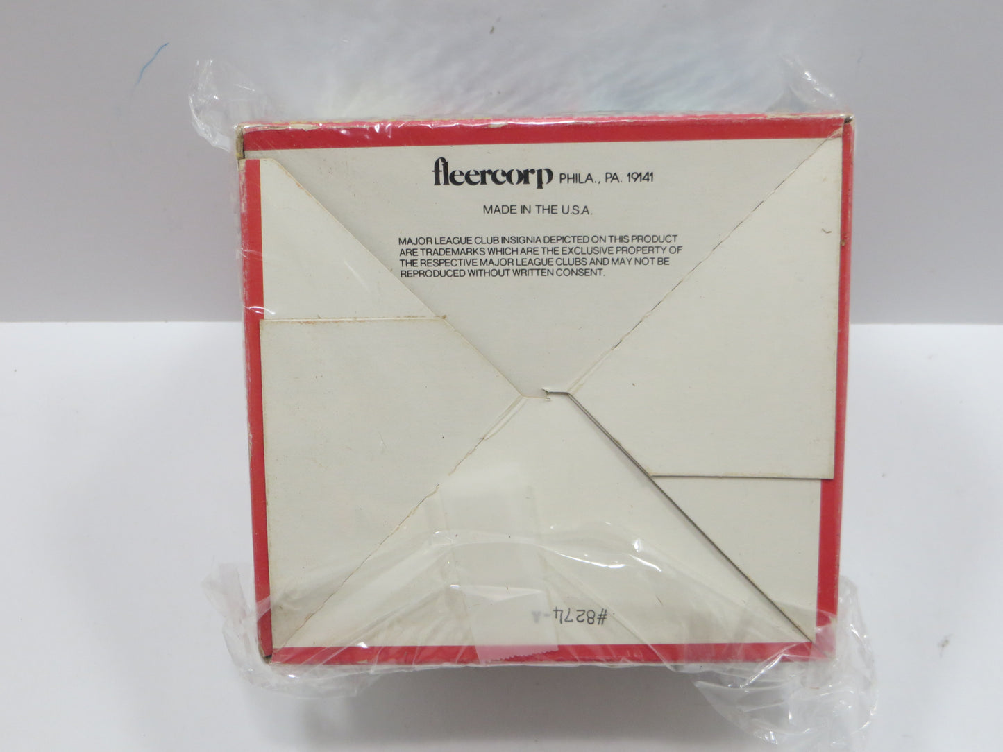 1982 FLEER BASEBALL STICKERS EMPTY BOX Lot of 2 BOXES