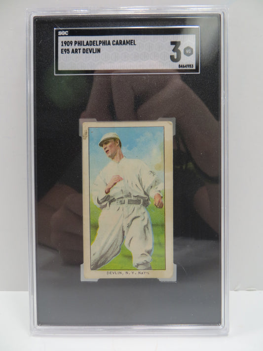 1909 Philadelphia Caramel E95 Art Devlin SGC 3