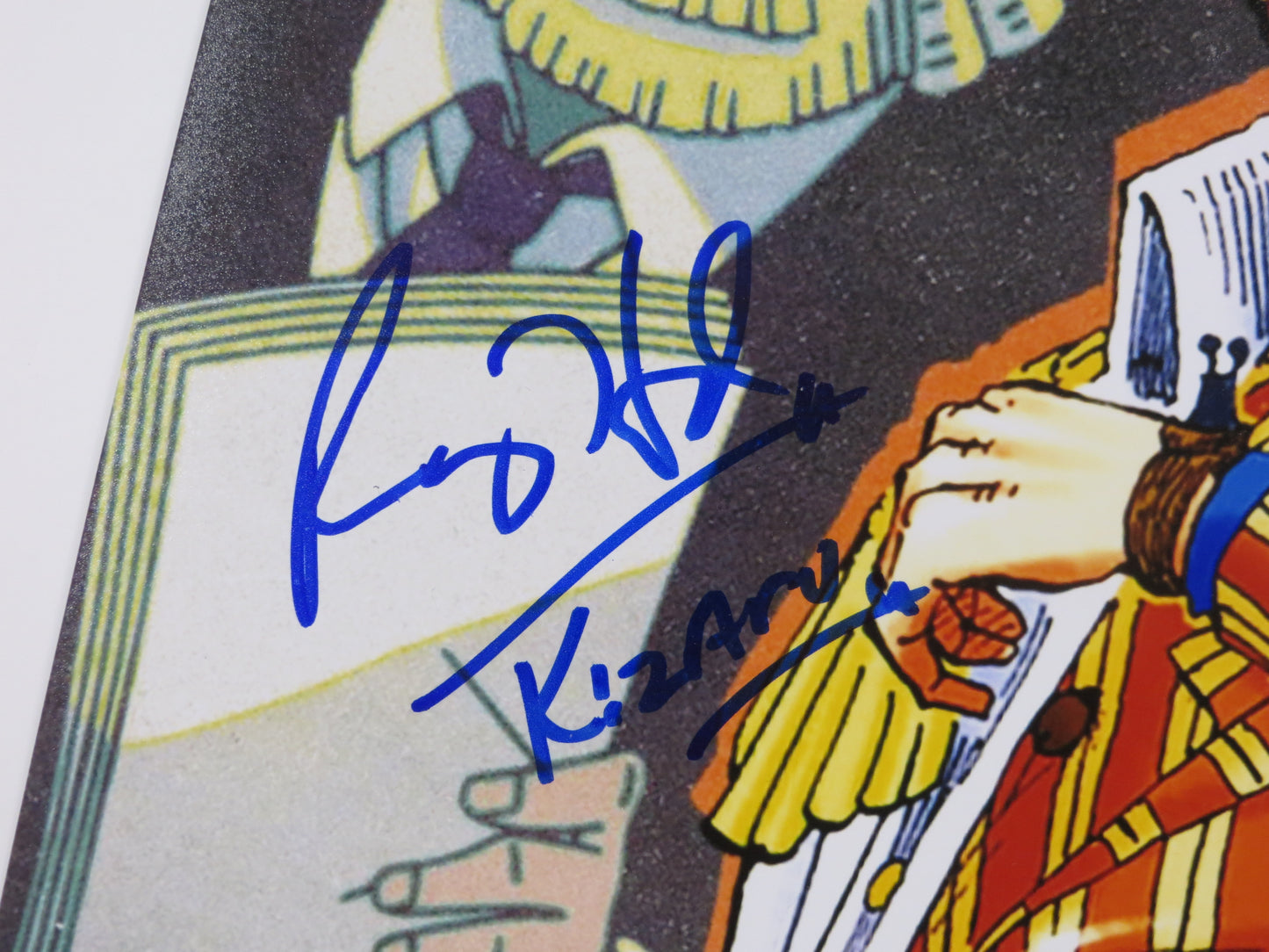 RAY HURD ONE PIECE - KIZARU SIGNED w/Kizaru INSCRIPTION 8x10 PHOTO BAS COA