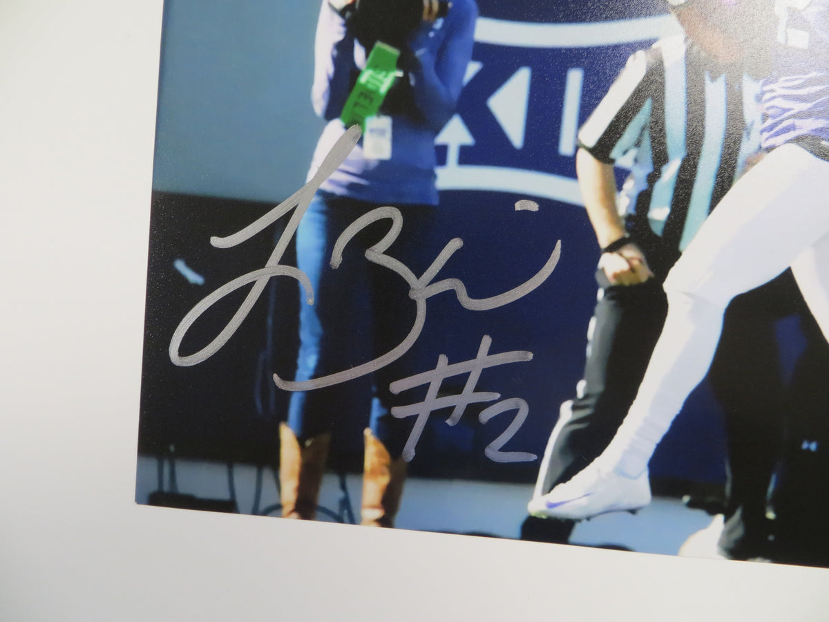 TREVONE BOYKIN TCU HORNED FROGS SIGNED 8x10 TD Run PHOTO BAS